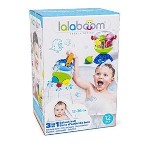 Lalaboom 3-in-1 Splash Ball And Educational Pop Beads Bath Toy - 12 Pieces - Ages 12 Months to 4 Years - BL510