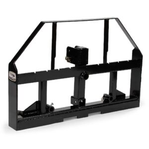 titan attachments pallet fork frame attachment, fits cat i & ii tractors, rated 4,000 lb, rack, receiver hitch, spear sleeves
