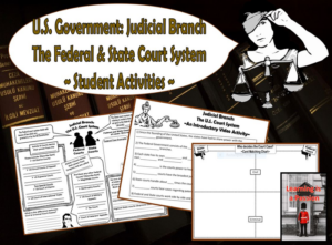 u.s. government: judicial branch ~comparing the federal & state courts~ (distance learning)