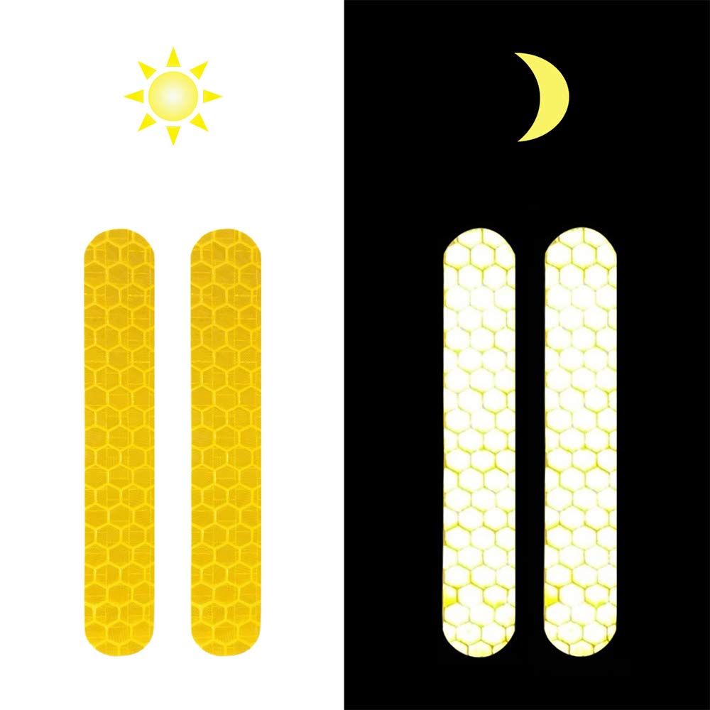 MORICHS Self-Adhesive Night Reflective Stickers for Segway Ninebot Max Electric Scooter Waterproof Warning Strip for Ninebot Max Scooter Decoration Accessories