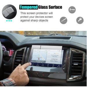 Screen Protector Compatible With 2019-2023 Ford Ranger Sync3 Touch Screen,Anti Glare Scratch,Shock Resistant,Flyingchan,Navigation Accessories