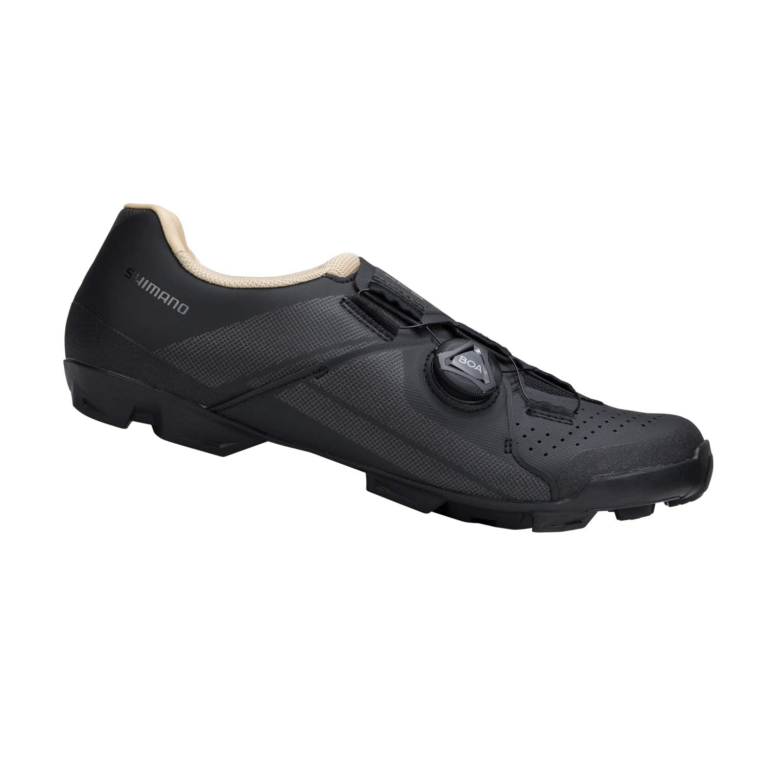 SHIMANO SH-XC300W High Value XC Mountain Bike Shoe, Black, 6.5-7 Women (EU 38)