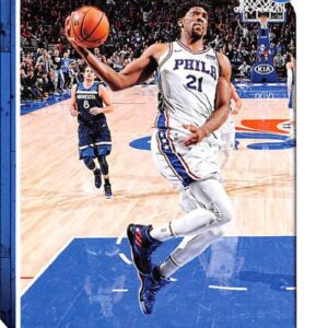 2018-19 Panini Hoops #166 Joel Embiid Philadelphia 76ers NBA Basketball Trading Card