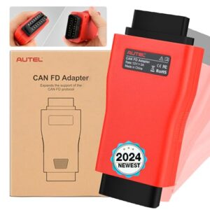 autel can fd canfd adapter for gm my2020 vehicles, 2024 newest compatible with autel scanner diagnostic scan tool maxisys series vehicle models w/can fd protocol (100% original)