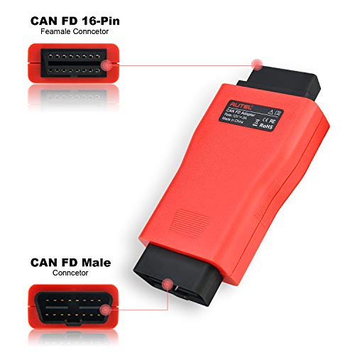 Autel CAN FD CANFD Adapter for GM MY2020 Vehicles, 2024 Newest Compatible with Autel Scanner Diagnostic Scan Tool MaxiSys Series Vehicle Models W/CAN FD Protocol (100% Original)