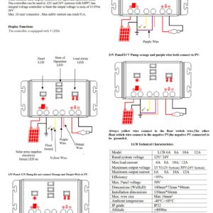 Solar Pump Controller; LCB 6Amp;DC Pump Controller;Linear Current Boosters used in solar direct pumping applications;Compatible Models: 12V or 24 VDC pumps; Input Voltage: 16 - 50 DC volts PV Array; .