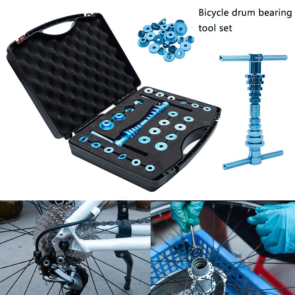 Bike Bearing Press Kit, Bottom Bracket Bicycle Wheel Hub BB Axis Bearing Install Tool, AM Frame Pivot Point Bearing Installation Tool