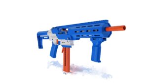 game face prime gfjbb spring-powered foam dart blaster, blue