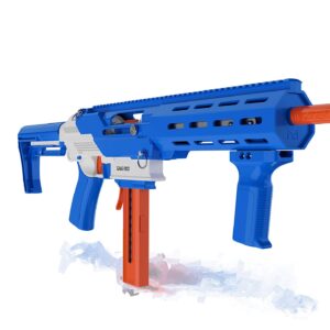 Game Face Prime GFJBB Spring-Powered Foam Dart Blaster, Blue