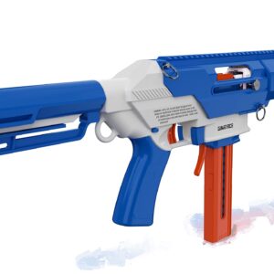 Game Face Prime GFJBB Spring-Powered Foam Dart Blaster, Blue