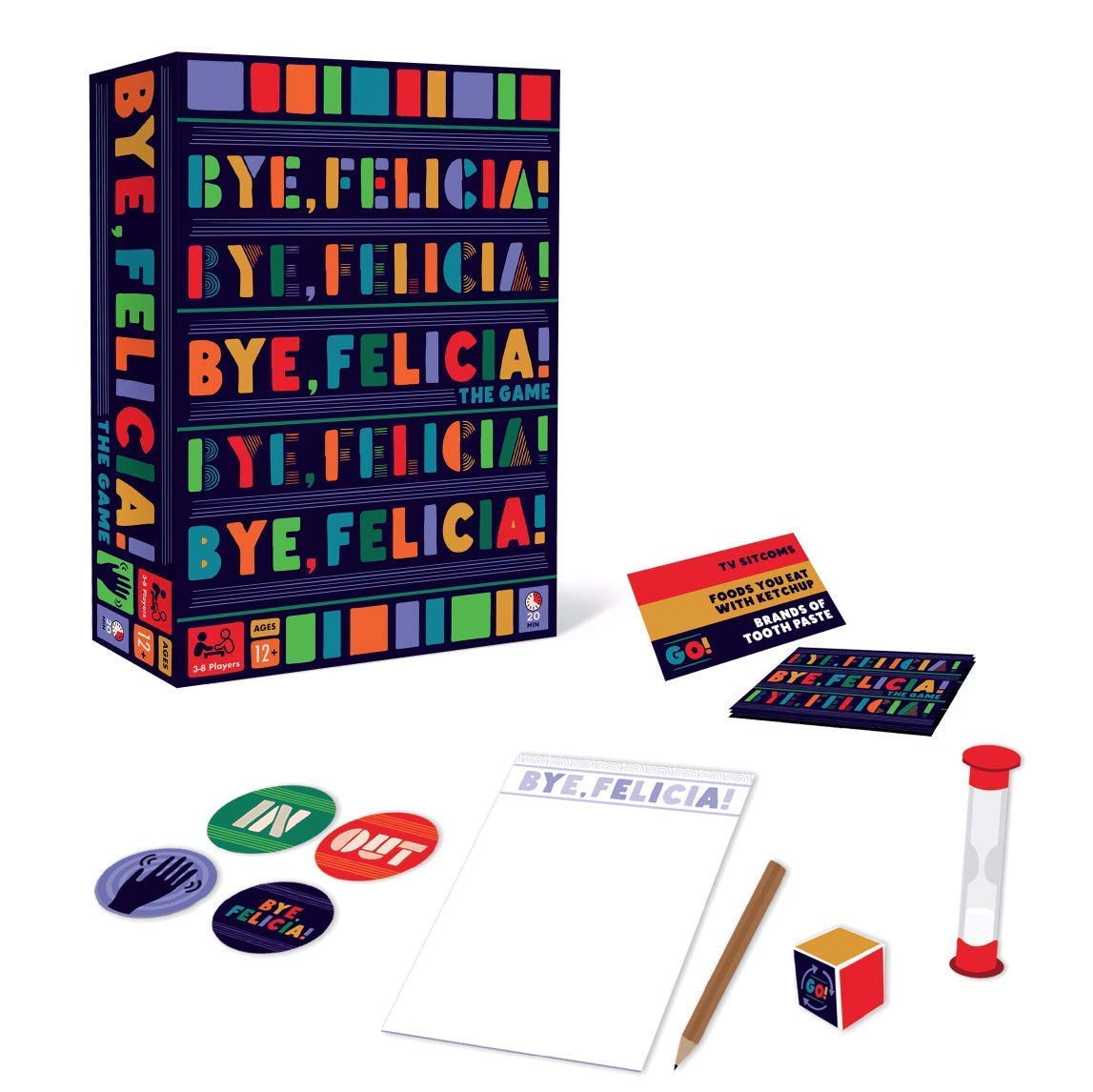 Big G Creative: Bye, Felicia! Party Game,The Fast-Paced Board Game with a Goodbye Diss, for Teens & Adults, 3 to 8 Players, for Ages 12 and up