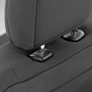 Rough Country Front Neoprene Seat Covers for 2016-2022 Toyota Tacoma - 91030,Black