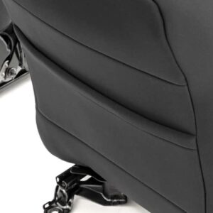 Rough Country Front Neoprene Seat Covers for 2016-2022 Toyota Tacoma - 91030,Black