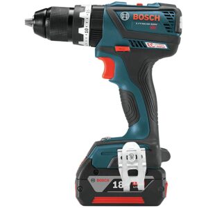 Bosch HDS183-01-RT 18V EC Brushless Lithium-Ion Compact Tough 1/2 in. Cordless Hammer Drill Driver Kit (4 Ah) (Renewed)