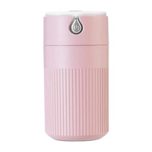 leigong desktop portable mini air purifier, remove 99.97% smoke dust,secondhand smoke, multipurpose air cleaner for home, bedroom, office car(pink)