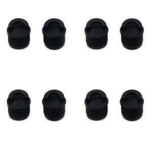 Bitray 8 Pcs Kayak Marine Boat Scupper Stoppers Plugs Bungs Waterproof Plug Rubber Plug for Kayak Canoe Boat Drain Holes Plugs