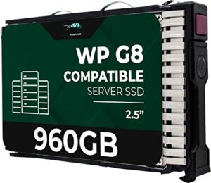 water panther 960gb sata 6gb/s 2.5" ssd for hpe proliant servers | enterprise drive in gen8/gen9 carrier