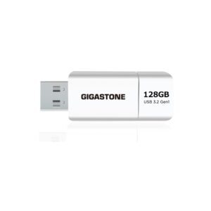gigastone z60 128gb usb 3.2 gen1 flash drive, r/w 120/60 mb/s ultra high speed pen drive, capless retractable design thumb drive, usb 2.0 / usb 3.0 / usb 3.1 interface compatible