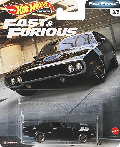 Hot Wheels 1971 Plymouth GTX, Fast & Furious1:64 Scale Diecast Vehicle, Toys for Kids Age 3 and Up, Toys for Boys