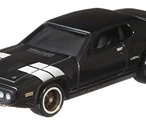 Hot Wheels 1971 Plymouth GTX, Fast & Furious1:64 Scale Diecast Vehicle, Toys for Kids Age 3 and Up, Toys for Boys