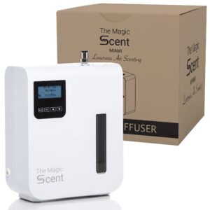 The Magic Scent Diffuser - Scent Air Machine for Home & Commercial Use - Covers Up to 1000 sq. ft. - 300ml - Smart Cold Air Technology HVAC Diffuser or Standalone Large Room Waterless Diffusers