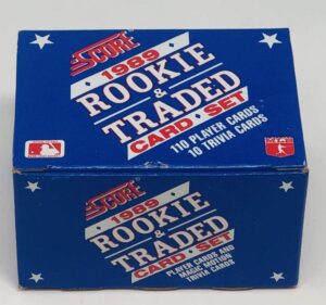 1989 score rookie traded baseball set ken griffey jr randy johnson rookie