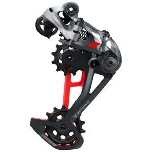 sram x01 eagle rear derailleur - 12-speed, long cage, 52t max, red