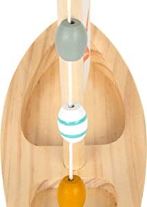 small foot wooden toys Starfish Sailboat Premium Water Toy, Multicoloured
