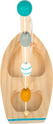 small foot wooden toys Starfish Sailboat Premium Water Toy, Multicoloured