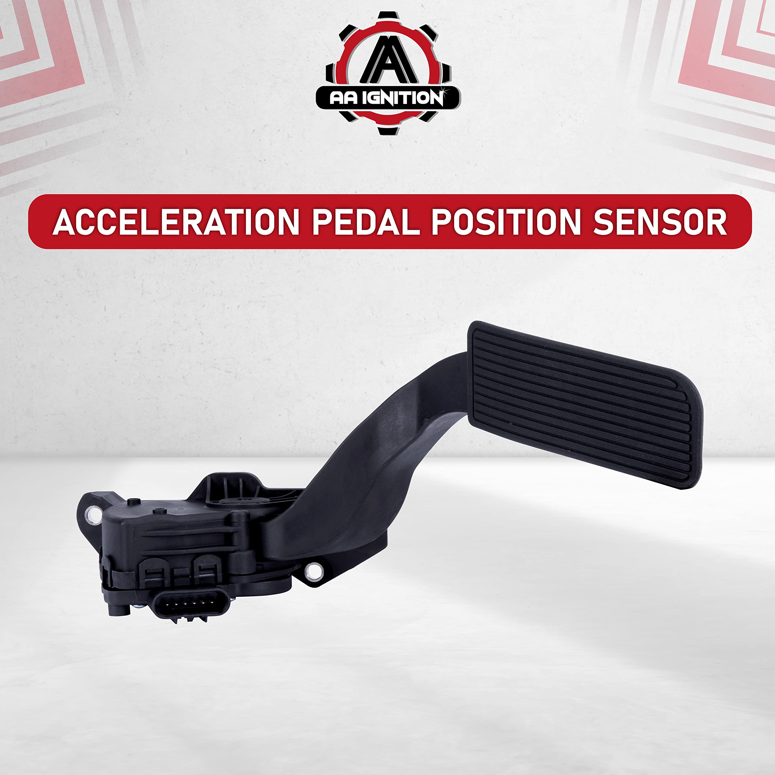 Replacement APPS - Acceleration Pedal Position Sensor - Compatible with Chevy, GMC, Cadillac and Hummer Trucks and SUVs - Replaces 25832864, 699-105, 699105 - With Pedal - Silverado, Sierra, Avalanche