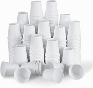 [300 count - 2 oz] small paper cups, mouthwash cups bathroom cups mini cups small disposable cups