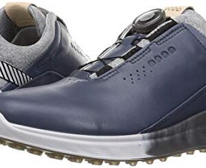 ECCO Men's S-Three BOA Gore-TEX Waterproof Hybrid Golf Shoe, Ombre/White, 9-9.5