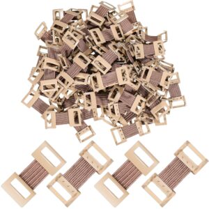 100 pieces bandage clips only elastic bandage clips bandage wrap clips stretch metal clasps replaceable wrap fastener clips for various types bandages (nude color)