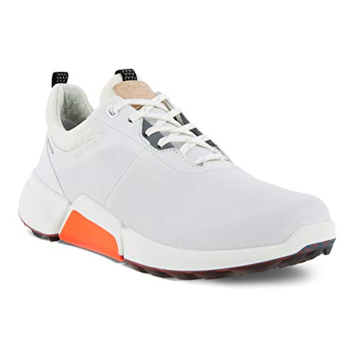 ECCO Women's Biom Hybrid 4 Gore-TEX Waterproof Golf Shoe, White, 9-9.5