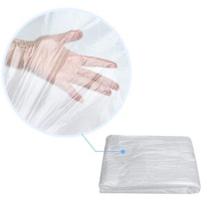 100 pcs disposable bedspread cover spa massage treatment table sheets transparent beauty bed waterproof film couch