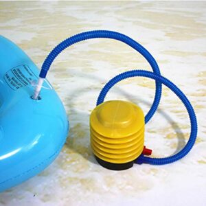 Peiiwdc Foot Pump with Nozzle for Inflate Pool Toys, Foot Pump for Inflatables Manual, Air Pump for Float Boat, Inflator Pump for Swim Rings