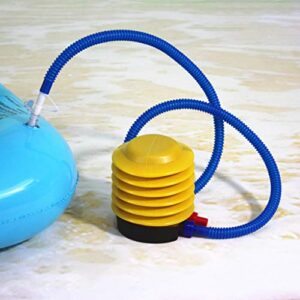 Peiiwdc Foot Pump with Nozzle for Inflate Pool Toys, Foot Pump for Inflatables Manual, Air Pump for Float Boat, Inflator Pump for Swim Rings