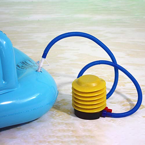 Peiiwdc Foot Pump with Nozzle for Inflate Pool Toys, Foot Pump for Inflatables Manual, Air Pump for Float Boat, Inflator Pump for Swim Rings