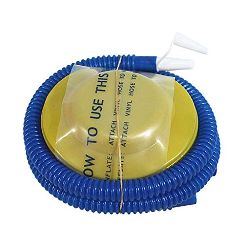 Peiiwdc Foot Pump with Nozzle for Inflate Pool Toys, Foot Pump for Inflatables Manual, Air Pump for Float Boat, Inflator Pump for Swim Rings