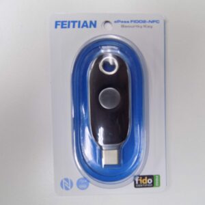 FEITIAN ePass K40 USB Security Key - Two Factor Authenticator - USB-C with NFC, FIDO U2F + FIDO2 - Help Prevent Account Takeovers with Multi-Factor Authentication