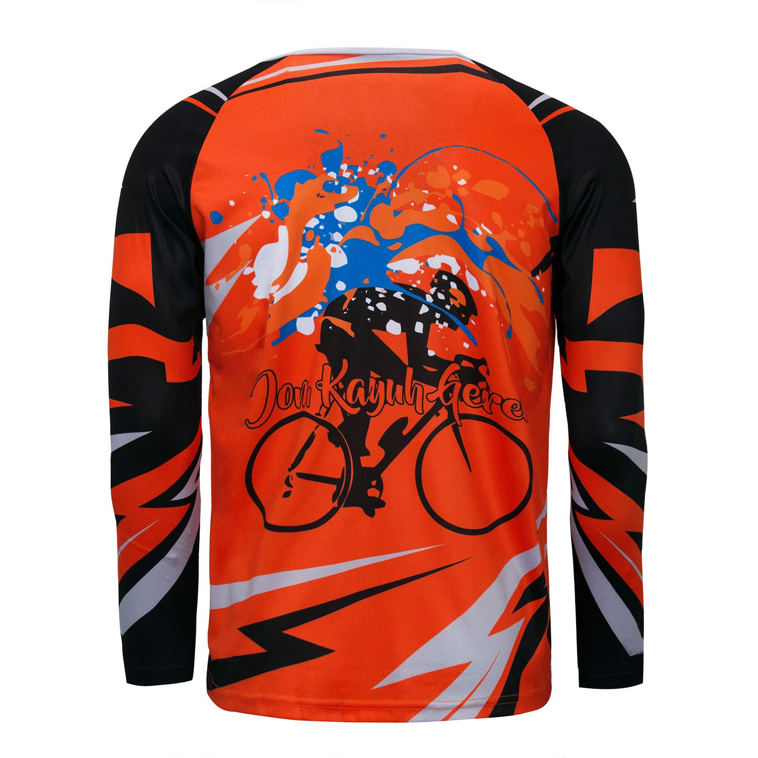 Men's Cycling Jersey MTB Downhill T-Shirt Long Sleeve Mountain Bike Motorcycle Outdoor Bicycle Clothes