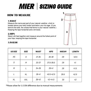 MIER Men's Stretch Hiking Pants Elastic Waist Lightweight Travel Jogger Trousers, Water Resistant, Quick Dry, Army Green, XXL