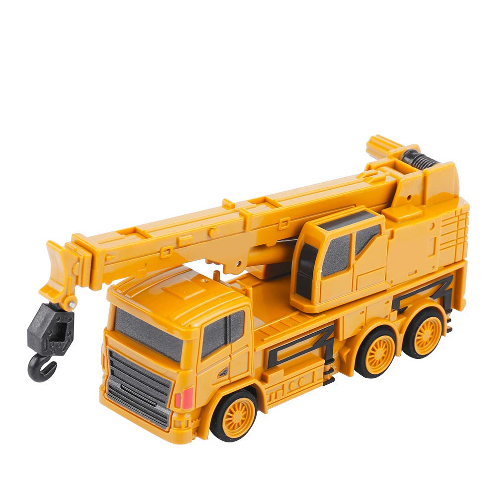 Top Race 4 Channel Mini Remote Control Fork Excavator 1:64 Scale, Mini Construction Toys Series (TR-015)