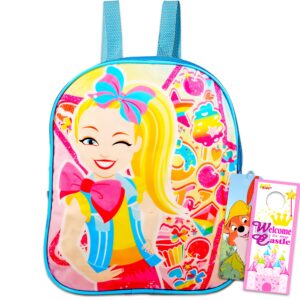 jojo siwa backpack for girls bundle ~ premium 11" jojo siwa mini school bag for toddlers with more (jojo siwa school supplies)