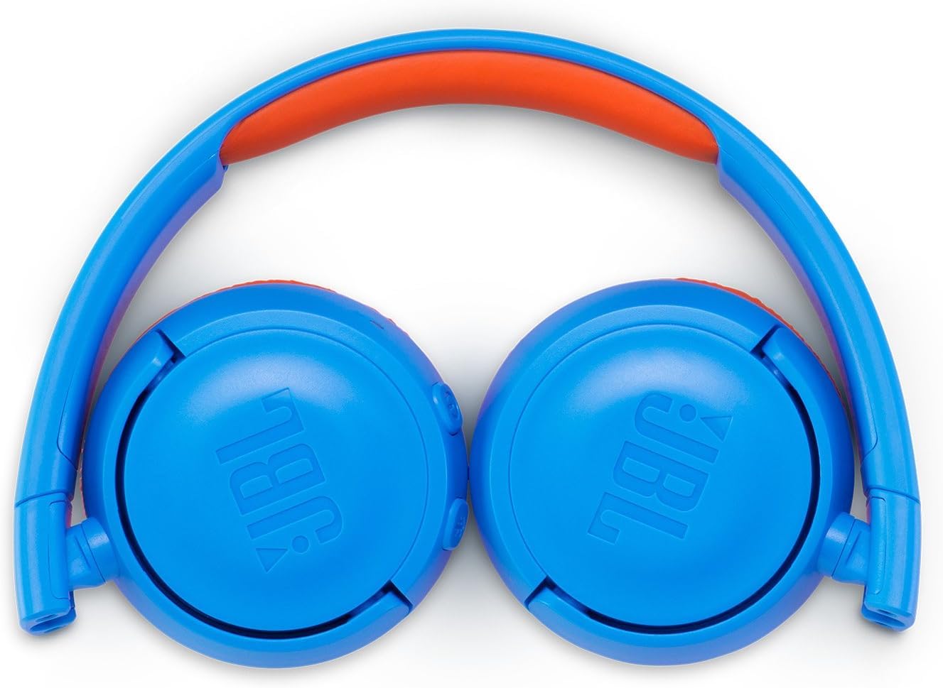 JBL JR 300BT On-Ear Wireless Bluetooth Headphones - Blue / Orange (Renewed)