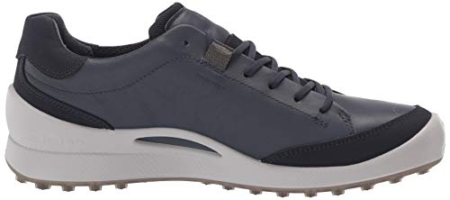 ECCO Men's Biom Hybrid Hydromax Water-Resistant Golf Shoe, Ombre/Buffed Silver/Night Sky, 9-9.5