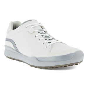 ECCO Men's Biom Hybrid Hydromax Water-Resistant Golf Shoe, Ombre/Buffed Silver/Night Sky, 9-9.5