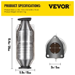 VEVOR Catalytic Converter For Honda 98-02 Accord EX LX Catalytic Converter