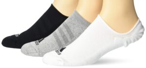 adidas golf men's 3-pack low cut sock, grey, 7-8.5