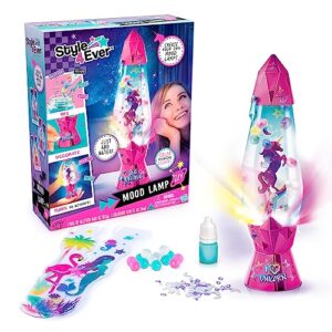 canal toys style 4 ever diy mood lamp - customizable bubble lamp with color-changing led lights, glittery bubbles, and swirling beads. ages 6+